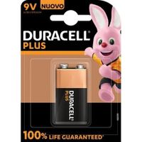 pila duracell plus mn1604 9v alcalina alta capacidad y larga duracion