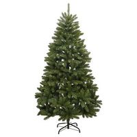 arbol de navidad artificial con bisagras y soporte verde 240 cm