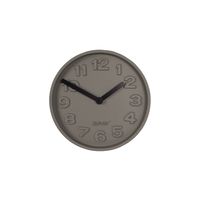 zuiver concrete time clock with black hands