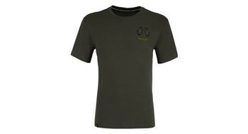 Camiseta con estampado de canamo salewa lavaredo verde oscuro
