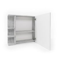 armario con espejo para bano fynn 796 x 64 cm vicco