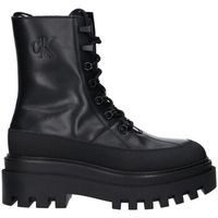 calvin klein jeans botas yw0yw01110 flatform lace up boot para mujer