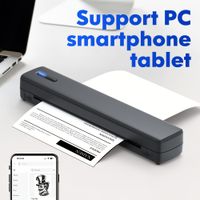 impresora portatil sin tinta d810b impresora inalambrica para viajes maquina termica para tatuajes compatible con papel termico a4 y formato us letter funciona con telefonos moviles y ordenadores