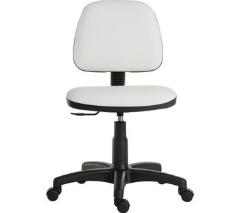 TEKNIK 1100PUBLU Ergo Blaster PU Tilting Operator Chair - White, White