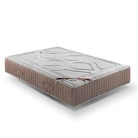colchon viscografeno modelo royal imperial 105x180x30 maxima adaptabilidad -  todas las medidas gris y blanco