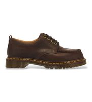 dr martens para hombre 43348200 mocasines de piel lowell de 4 ojales marron 43 plano cordones casual