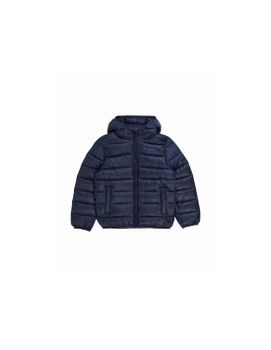 Chaqueta Champion Hooded Legacy Azul Infantil