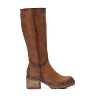 Xti para mujer. 14336703-CAMEL Botas 143367 Marrón (41), 5 a 8cm, Cremallera, Casual