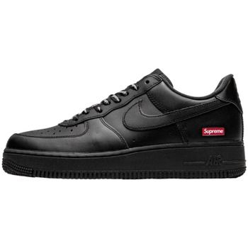 Nike Zapatillas Air Force 1 Low Black Supreme para mujer