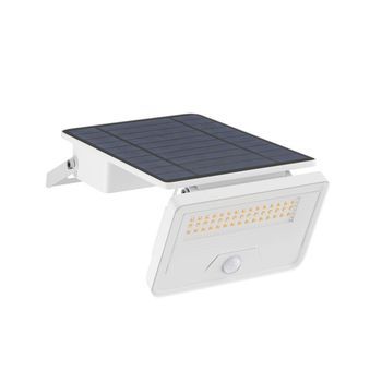 Sky Solar Sensor - Lámpara Led Solar Con Sensor De Movimiento Y Crepuscular, 8 W, 1600 Lm, 4000 K, Ip54 - Beneito Faure - Negro