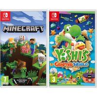 nintendo switch minecraft  yoshis crafted world bundle stone