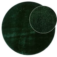 alfombra calissa verde 160 cm redondo