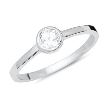 Anillo de plata 925 con circonita