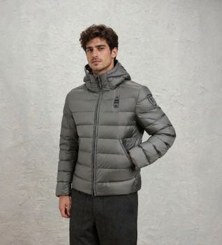 Blauer para hombre. 26WBLUC03044 Chaqueta acolchada Acton gris (L), Casual, Poliamida