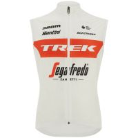 santini trek segafredo replica wind vest - xxl
