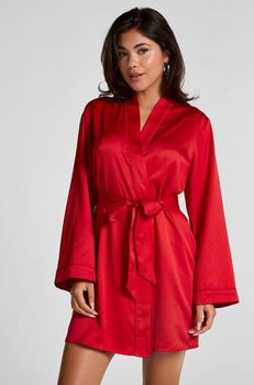 Hunkemöller Kimono Satin Rojo