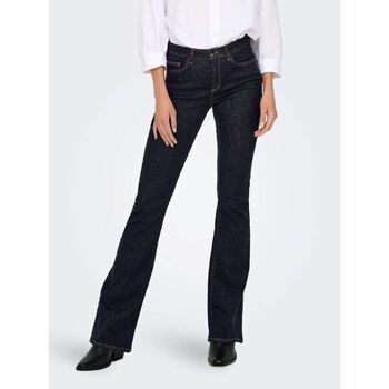 Only Pantalón de campana 15327135 BLUSH-DARK BLUE DENIM para mujer