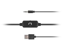 natec cougar negro alambrico 6 w