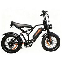 bicicleta electrica jking fxh-009 - motor 500w bateria 48v156ah 20x40 freno de disco mecanico - marron