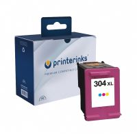 compatible tri-colour hp 304xl high capacity ink cartridge replaces hp n9k07ae