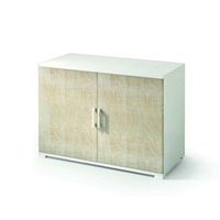 armario de doble puerta roble l90cm