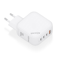 aisens cargador gan 100w 3xusb c pd3 0 qc4 0 1xusb a qc3 0 blanco