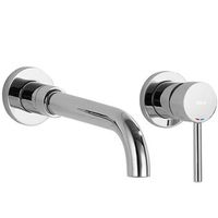 grifo de lavabo empotrado oculto rea lungo long chrom  box