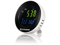 medidor de co2 - bresser inv deteccion humedad temperatura pantalla led blanco