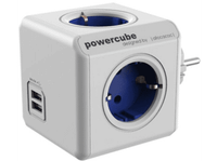 regleta - powercube bxpc1200 azul 4 tomas  usb
