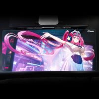 alfombrilla de raton akko lulu liu de 900x400 mm alfombrilla de escritorio extendida de gran tamano alfombrilla de raton de goma alfombrilla de escritorio para gamers con borde de costura gruesa