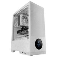 caja pc tacens sagitta20 blanca led atx semitorre 3x 120mm cristal templado
