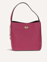 caprice satchel pink made of leather size 1