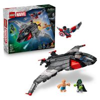 lego marvel quinjet de avengers doomsday 76347 433 piezas