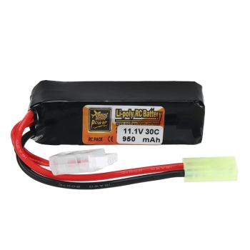 Batería LiPo ZOP Power 3S 11.1V 950mAh 30C con conector T para automóvil RC, avión, helicóptero y dron de carreras FPV
