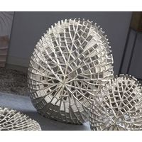 jarron alum troquelado 36 cms 30x14x36 cms