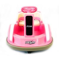 auto de choques - autogiro elrctrico rosa - coche elrctrico infantil para niros baterra 6v con mando control remoto