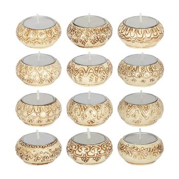 Natural Cream Indian Tealight Holders