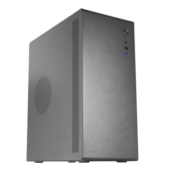 Tacens NOVAX, Caja PC Ultracompacta Micro-ATX, Diseño Totalmente Metálico Ultrarresistente, 1x Ventilador Trasero 80mm, Caja Minitorre con Amplia Capacidad Interna, Caja Profesional en Negro o Blanco