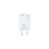 cargador usb pared tooq tqwc-pd20wt usb-cpd 20w blanco