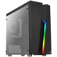 aerocool bolt mini rgb usb 30 con ventana negro