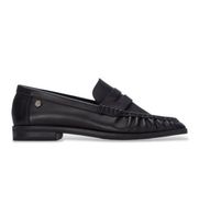 carmela para mujer 16438904-negro mocasines de piel 164389 negro 38 plano ninguno casual clasico