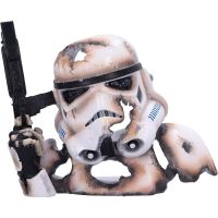 figura busto stormtrooper quemado star wars 235 cms
