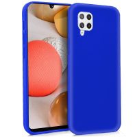 cool funda silicona azul para samsung galaxy a42 5g