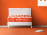 colchon juvenil agatha orange la premier hr con visco gel