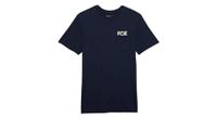 camiseta de manga corta fox big f azul