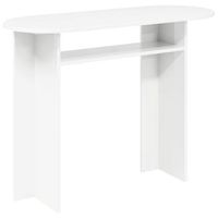 mesa consola 100 x 395 x 75 cm madera de ingenieria vidaxl