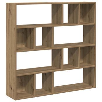 Estantería/divisor De Espacios Roble Artisan 105x24x102 Cm Vidaxl