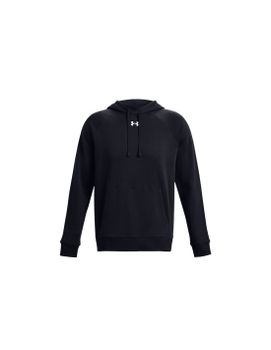 Sudadera de Fitness Under Armour Rival Fleece Hoodie Hombre Negro