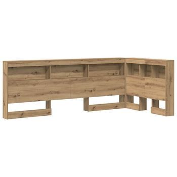 Cabecera De Almacenamiento Roble Artisan Madera De Ingeniería Vidaxl