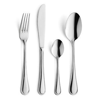 Set 24 Cubiertos Inox  Amefa Helena - Acero No Apto Microondas